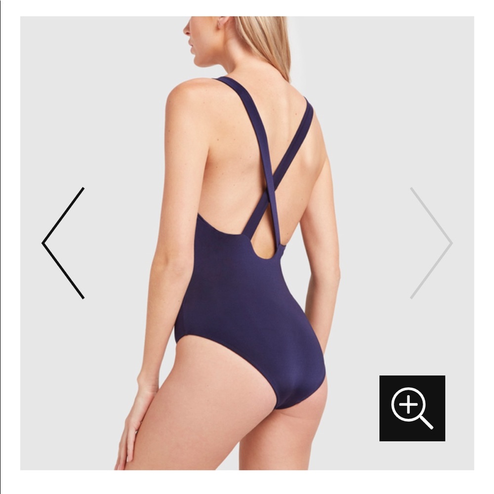 ♻️SUSTAINABLE♻️ Talia Collins Cross-Back Swimsuit